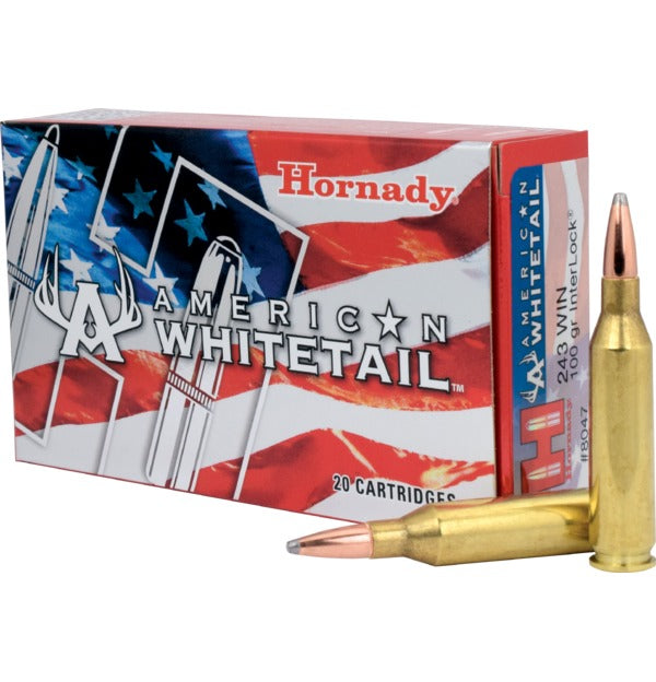 Hornady 243 Win 100 gr InterLock® BTSP American Whitetail®