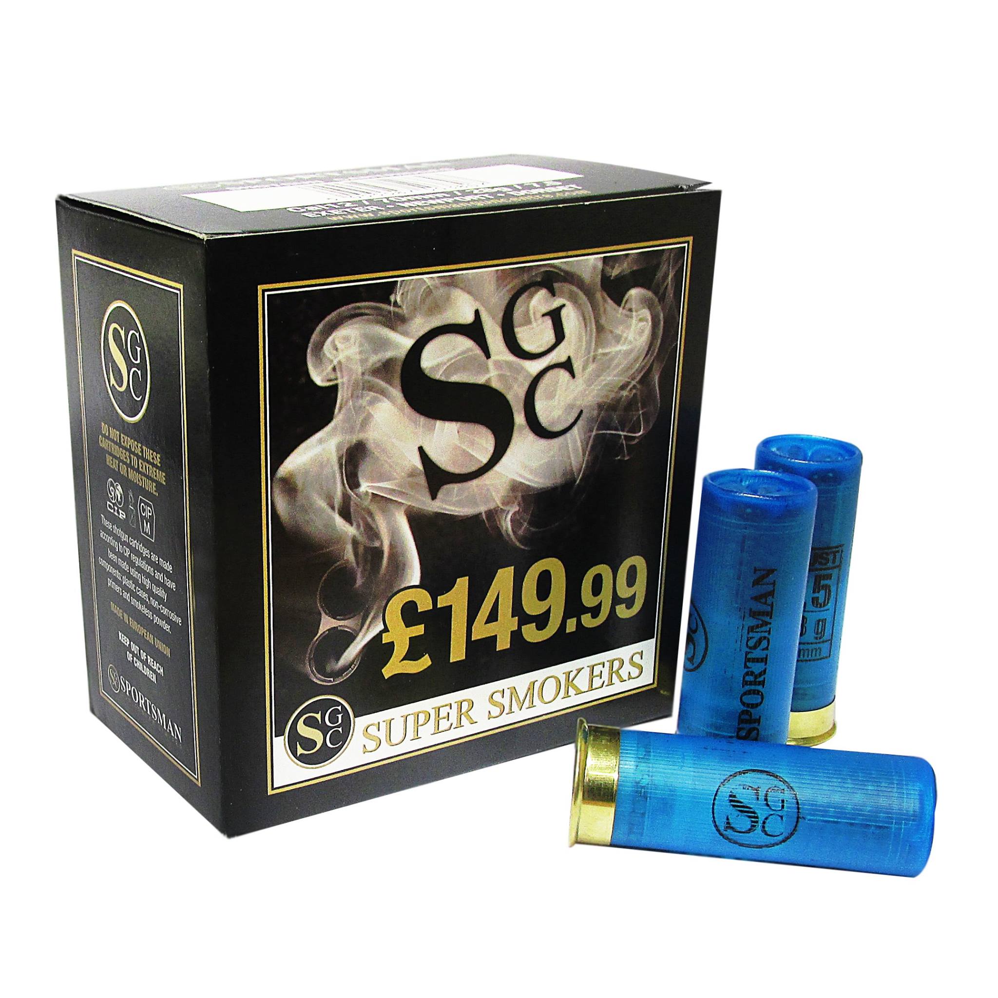 Sportsman Super Smoker 28g 7.5 – High-Visibility Clay Cartridges - Classic Smoke, Modern Performance - A1 Guns & Ammo