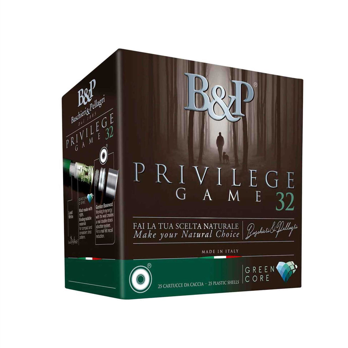 B&P Privilege Game – Premium Game Cartridge for Serious Shooters - Box of 25 - A1 Guns & Ammo