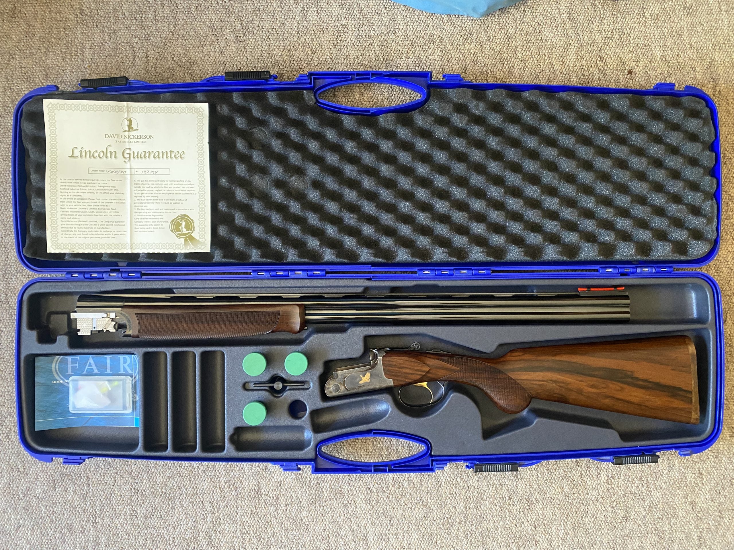 LINCOLN 20 GAUGE OVER AND UNDER SHOTGUN - A1 Guns & Ammo